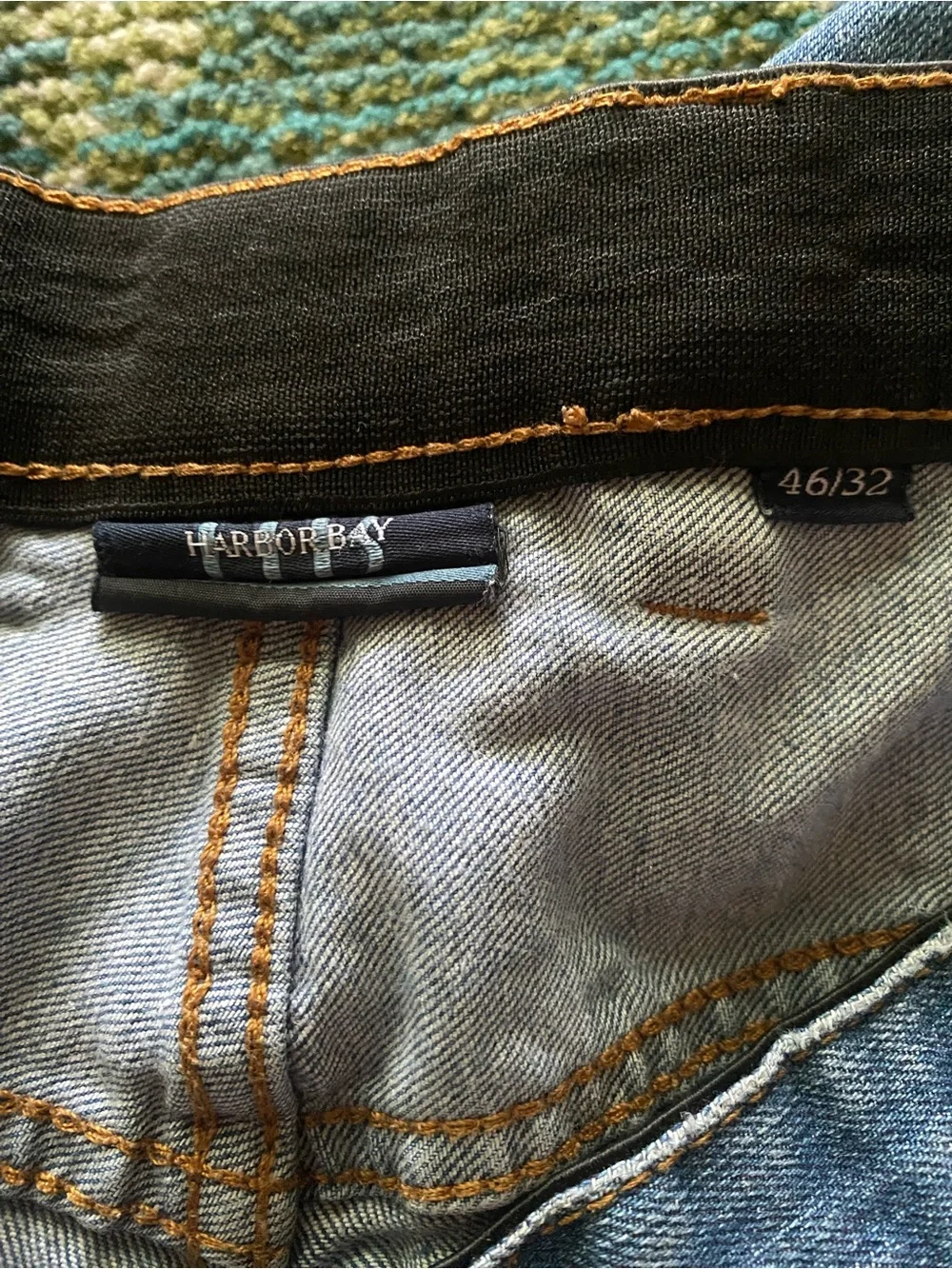 Harbor Bay Relaxed Fit Men's Denim Jeans in Blue